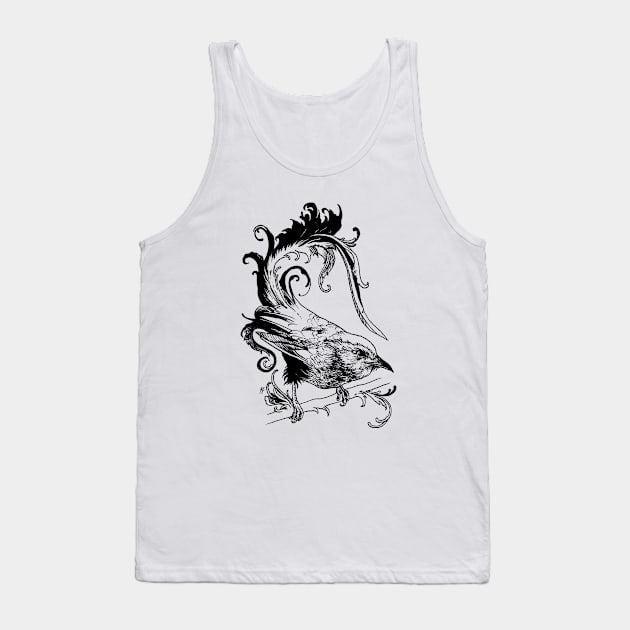 Bird Tank Top by rottenfantom